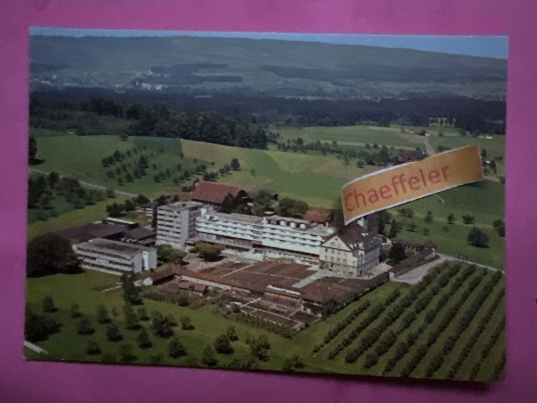 Cartoline postali: Institut Heiligkreuz bei 6330 Cham ZG – Usato da Zürich venduto da Chaeffeler
