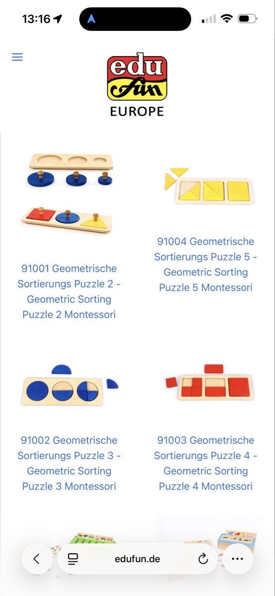 Puzzles: Montessori Geometrische Sortierungs Puzzle – D'occasion à Männedorf par Meganbdn 3