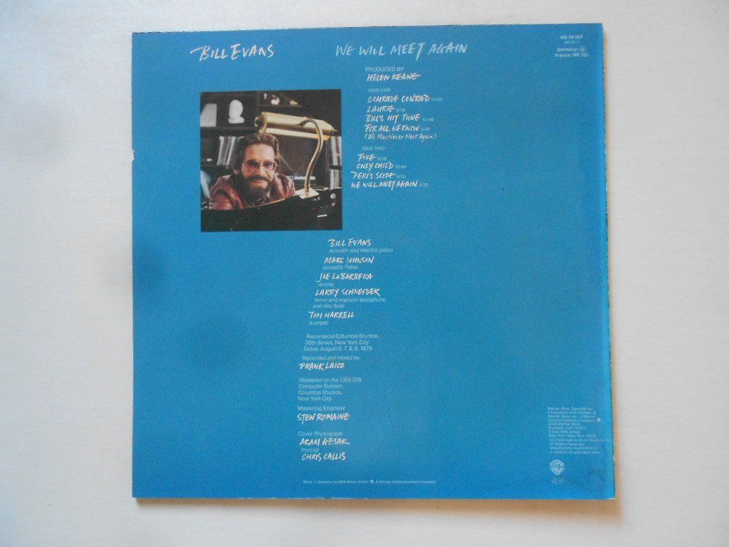 Schallplatten: BILL EVANS  -  WE WILL MEET AGAIN – Gebraucht aus Bex von Giorgiob 1