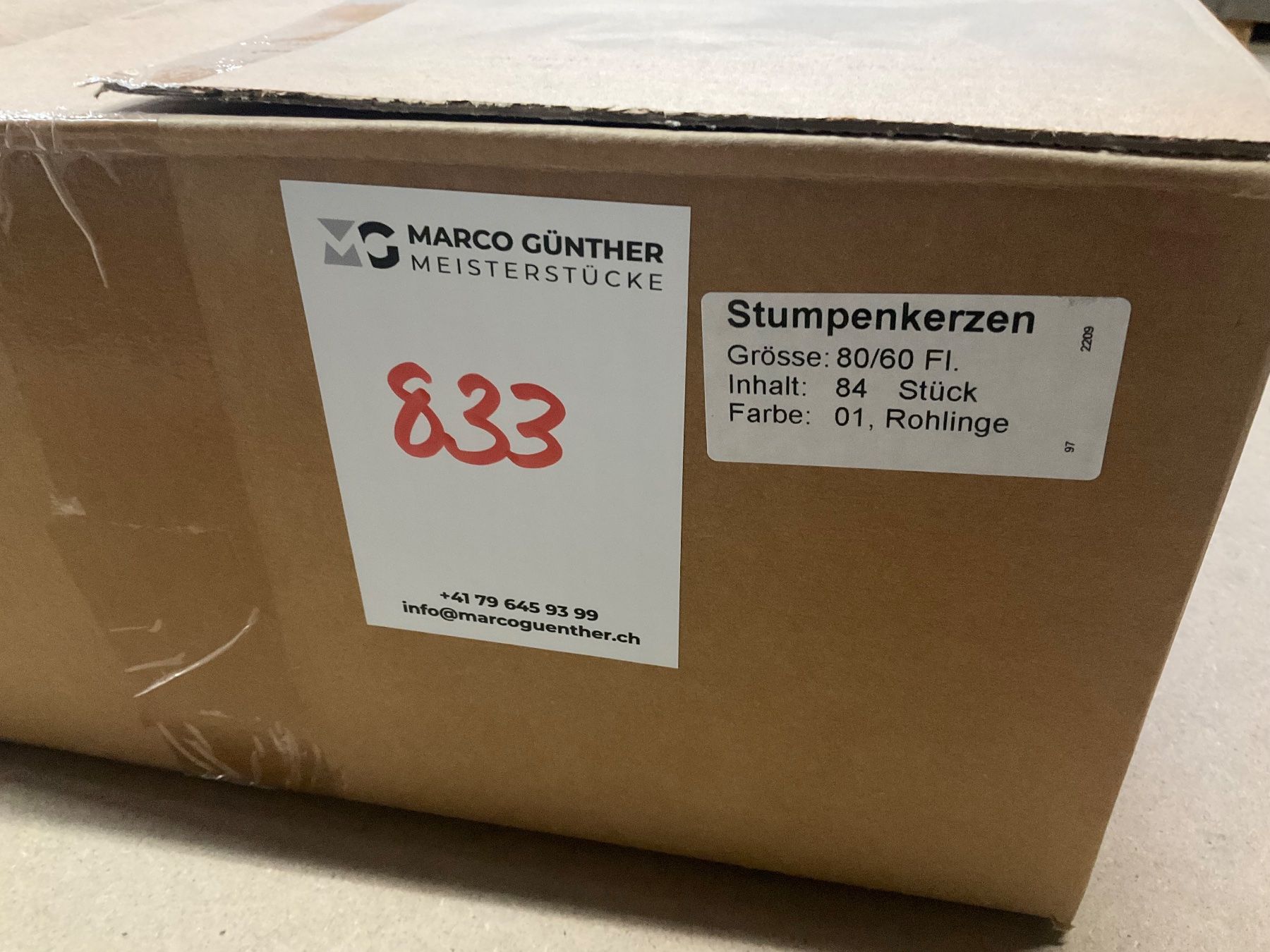 Candele: 833 Posten Kerzen Rohlinge aus Liquidation – Nuovo (secondo la descrizione) da Derendingen venduto da Meisterstuecke 1