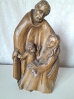 Hans Schuhegger, handgeschnitze Holzskulptur, hl. Familie