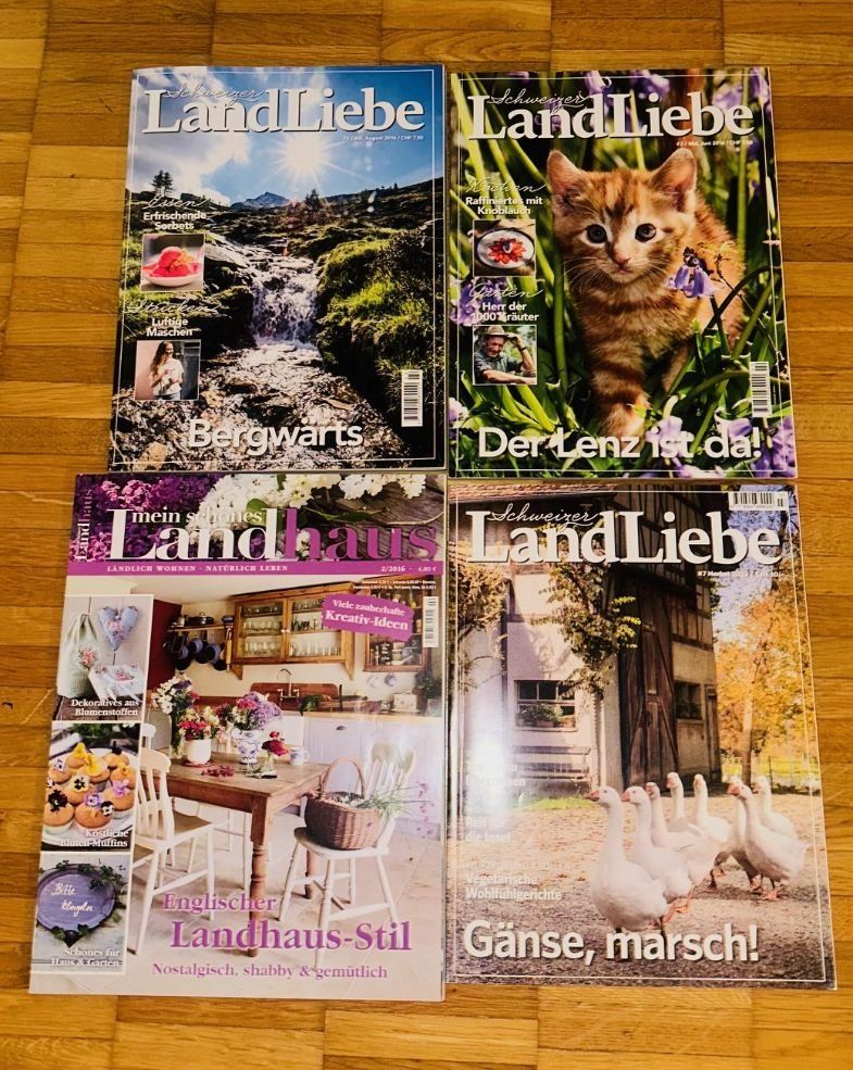Riviste & Magazine: 4 Landliebe Magazin Ausgaben – Nuovo (secondo la descrizione) da Fällanden venduto da LetiRobi
