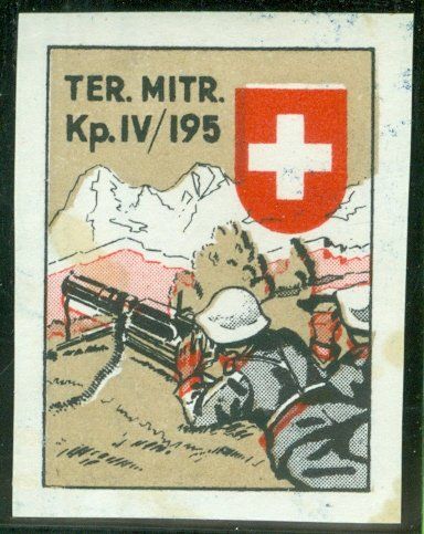 Alle Briefmarken: Ter Mitr Kp IV/195 – Gebraucht aus Zürich von yago-rot