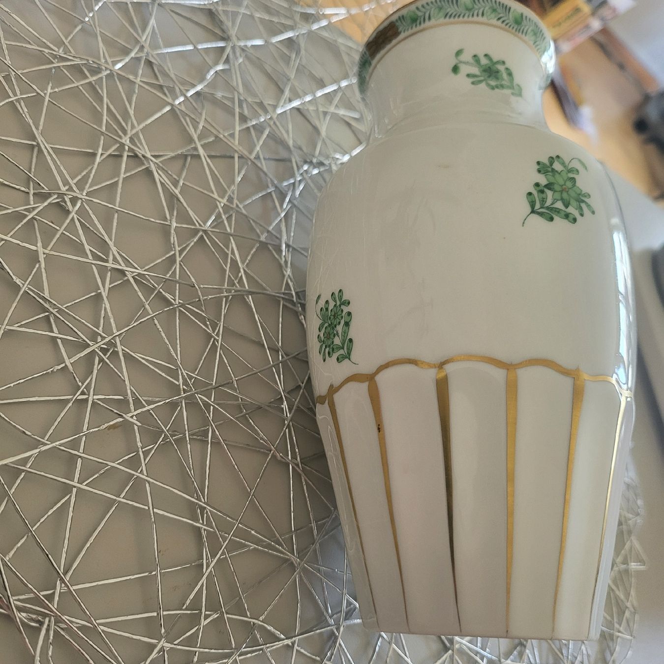 Herend Vasen & Gefässe: Herend Vase Apponyi grün Ungarn – Gebraucht aus Binningen von Hofka64 4