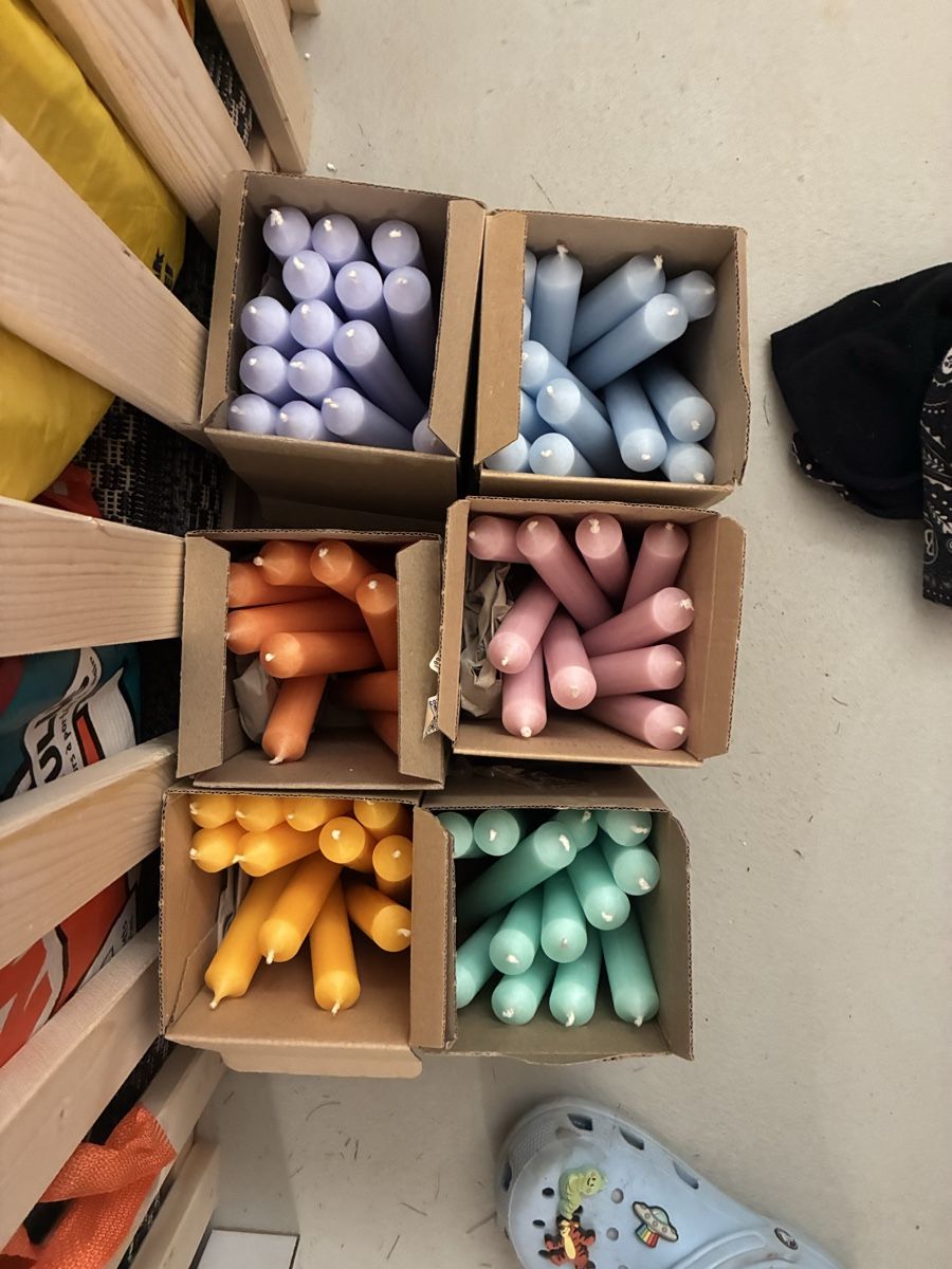 Bougies: Stabkerzen 6 Farben – Neuf avec emballage d'origine à Rheinfelden par Maexi_sh