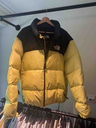 The North Face 700 Daunenjacke Gelb Schwarz Grösse XXL