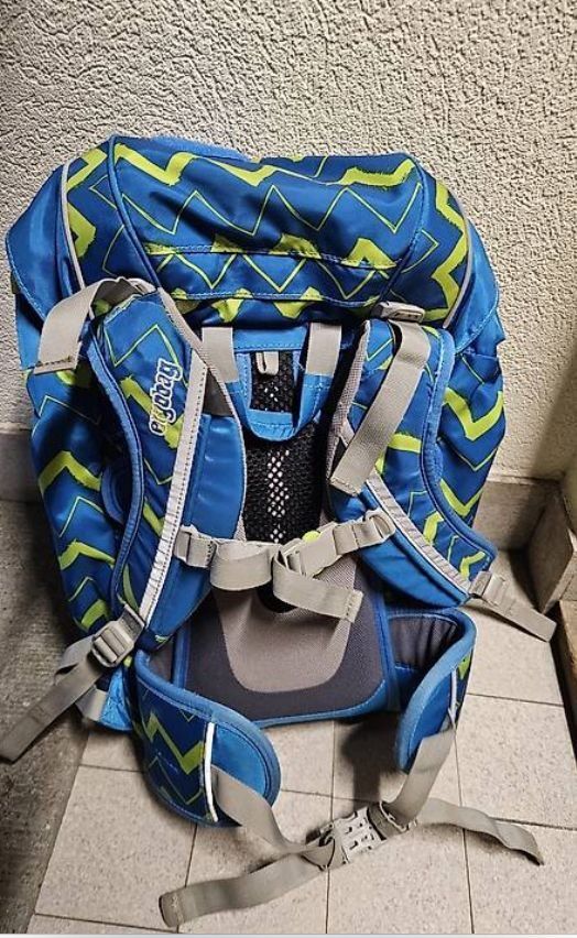 Ergobag Borse & Zaini: Schulrucksack Ergobag blau mit Muster – Usato da Zürich venduto da san_benedetto01 1