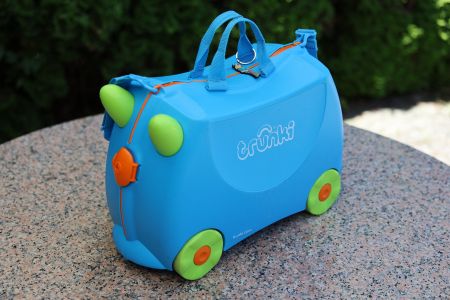 Trunki Kinderkoffer Hellblau/Grün