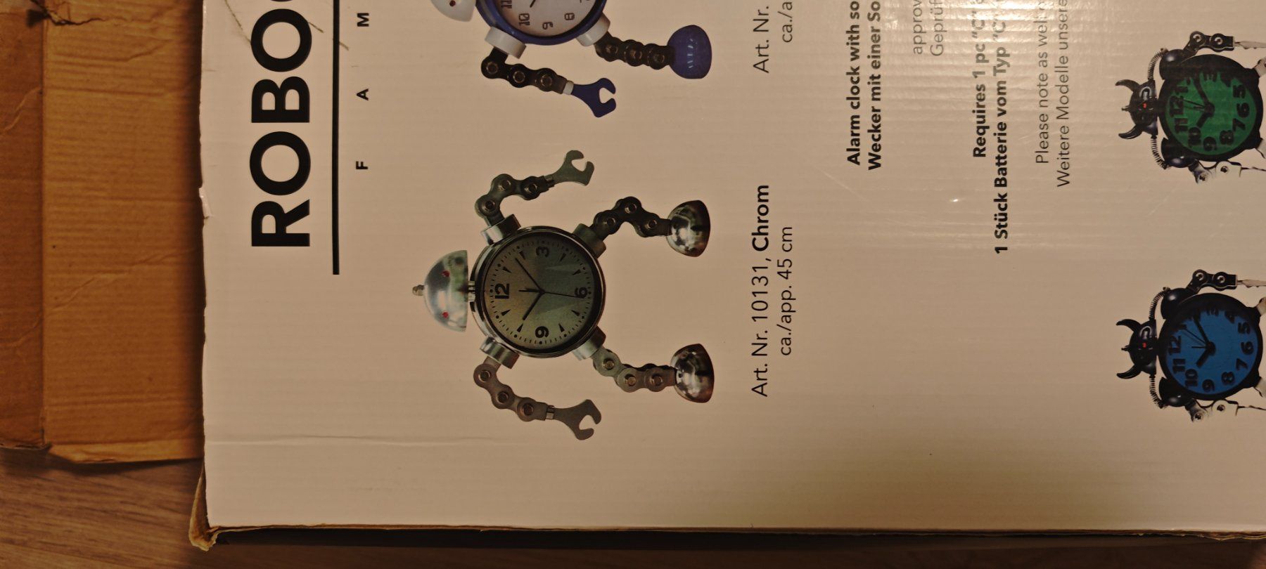 Orologi da terra & Orologi da parete: Robo Clock - Xanadoo 45cm – Nuovo e nell'imballaggio originale da Braunau venduto da AIB_Albastru 5