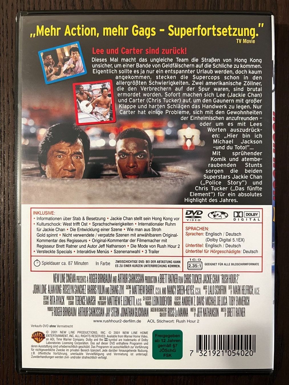 Alle DVDs: Rush Hour 2 – Gebraucht aus Zürich von FilmFreunde 1