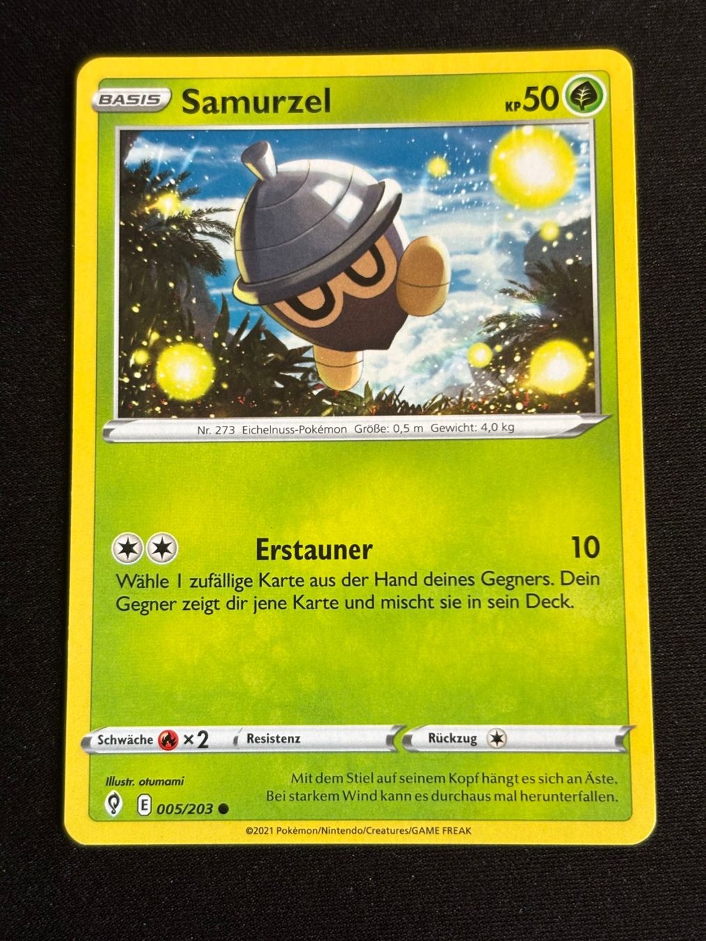 Pokémon Carte collezionabili: Pokemon Samurzel - Evolving-Skies 5/203 - Deutsch – Usato da Bern venduto da Big_GS