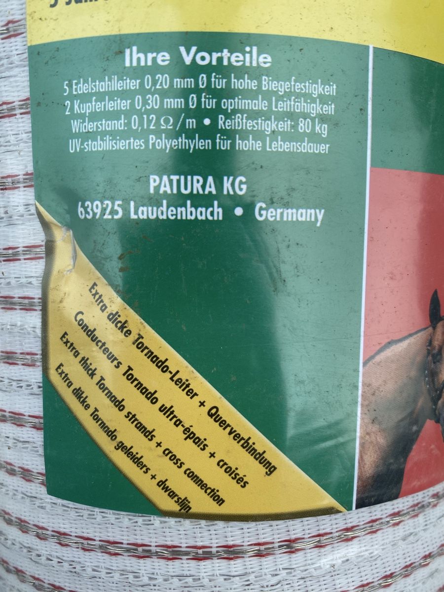 Altre attrezzature per stalle: Patura Zaunmaterial – Usato da Urnäsch venduto da Triwal 9