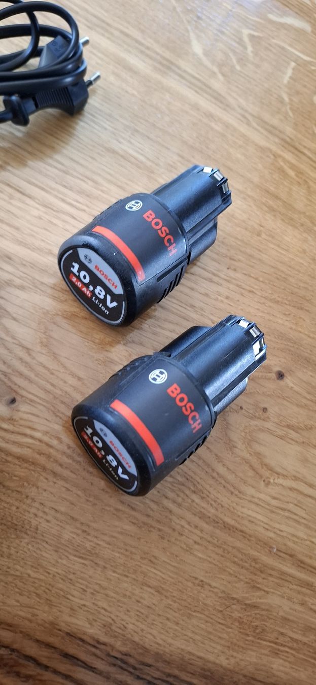 Bosch Caricatori & Batterie: Bosch 12v ladegerät inkl. 2 akkus – Usato da Guntershausen venduto da Jtattoo 2