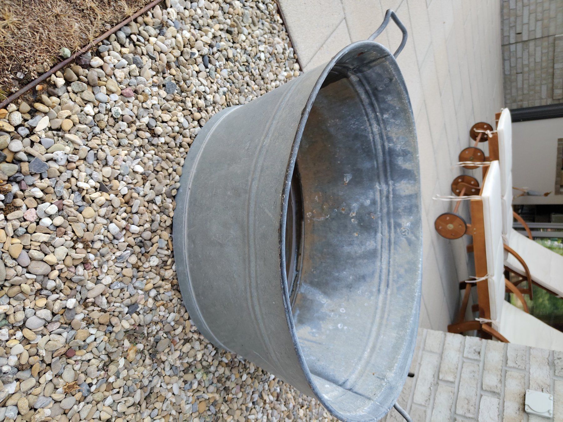 Autres décorations pour le jardin: Antiker verzinkter Zuber – D'occasion à Willisau par dmdg 2