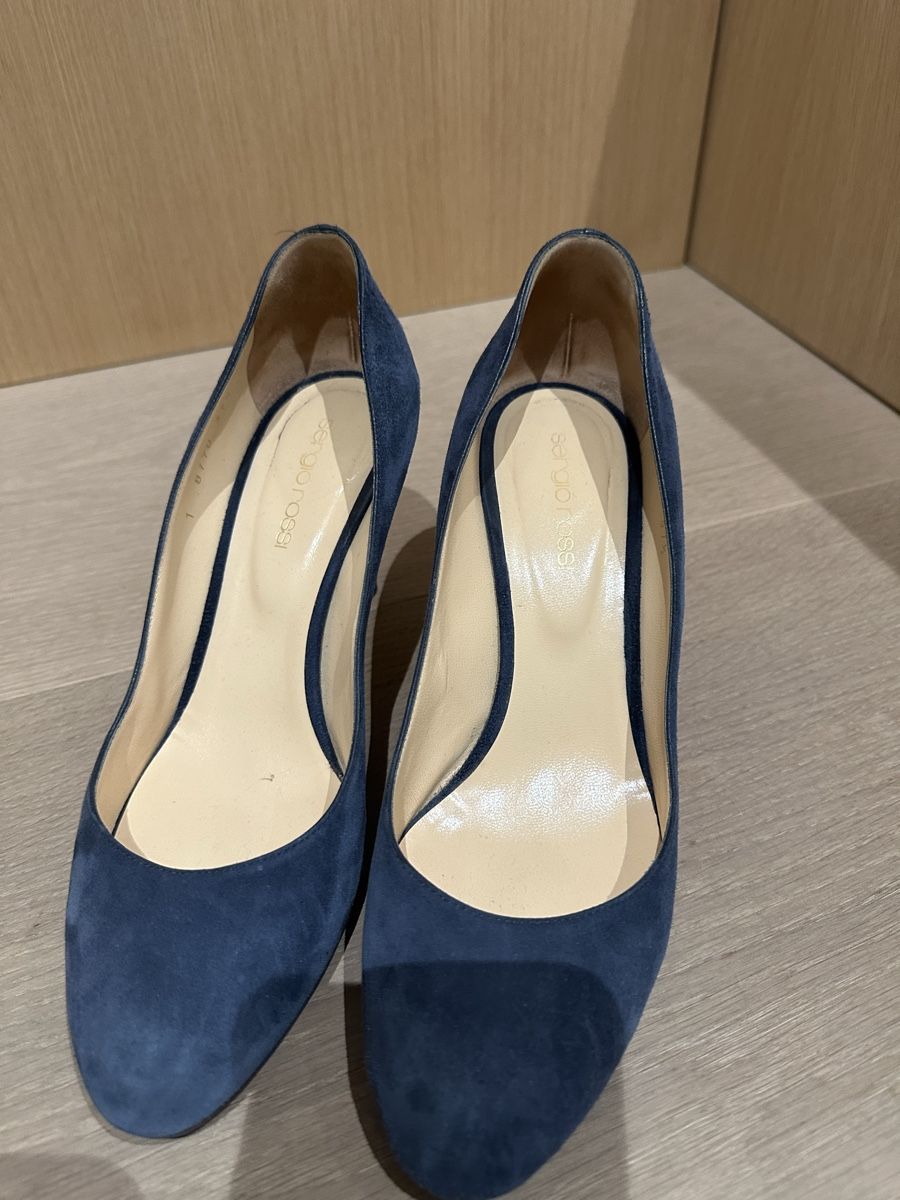 Sergio Rossi Damenschuhe: Sergio Rossi Pumps, dunkelblau, Gr. 37.5 – Gebraucht aus Kilchberg ZH von 2nd.Life 3