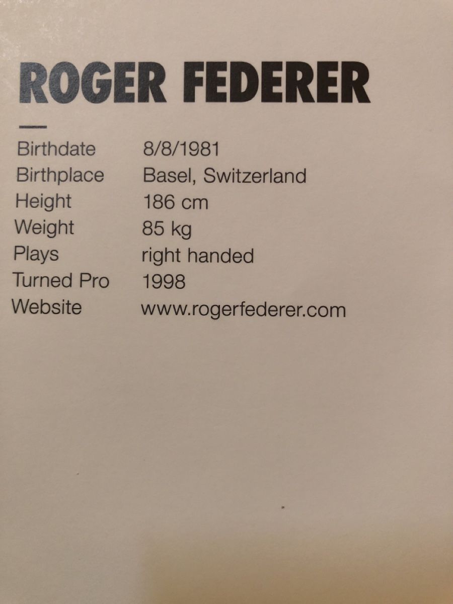 Autografi: Signed Roger Federer Autograph Card with Envelope – Nuovo e nell'imballaggio originale da Baltschieder venduto da Skyfall7 4