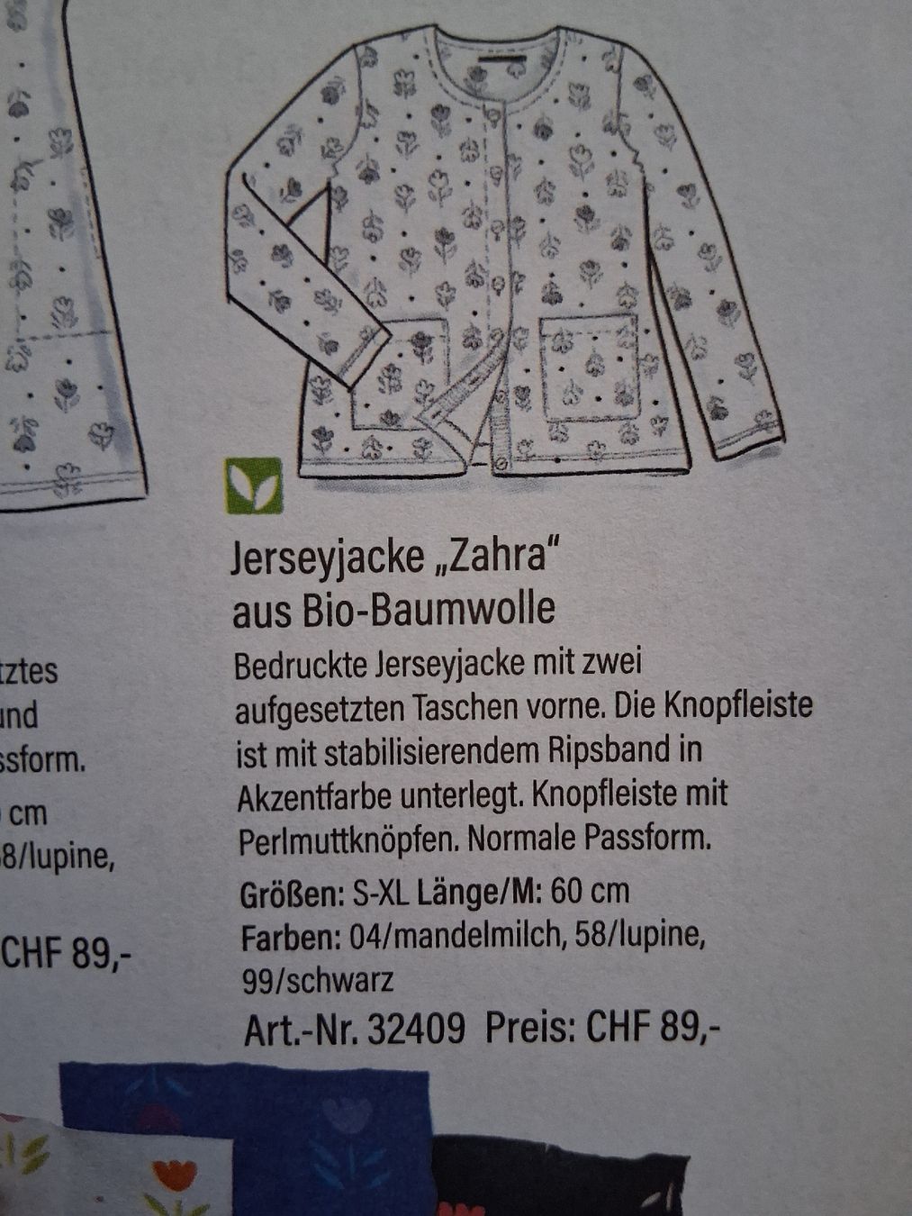 Gudrun Sjöden Giacche: Leichte Jerseyjacke Gudrun Sjödén S – Nuovo (secondo la descrizione) da Bern venduto da mijfu 2