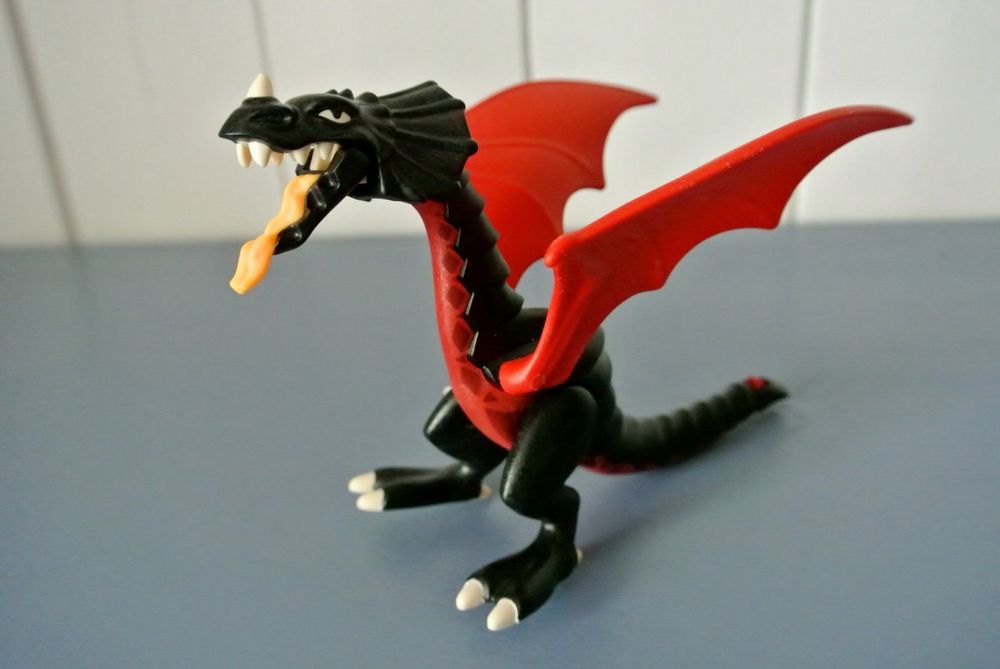PLAYMOBIL 5493 DRACHE SCHWARZ ROT | Kaufen auf Ricardo