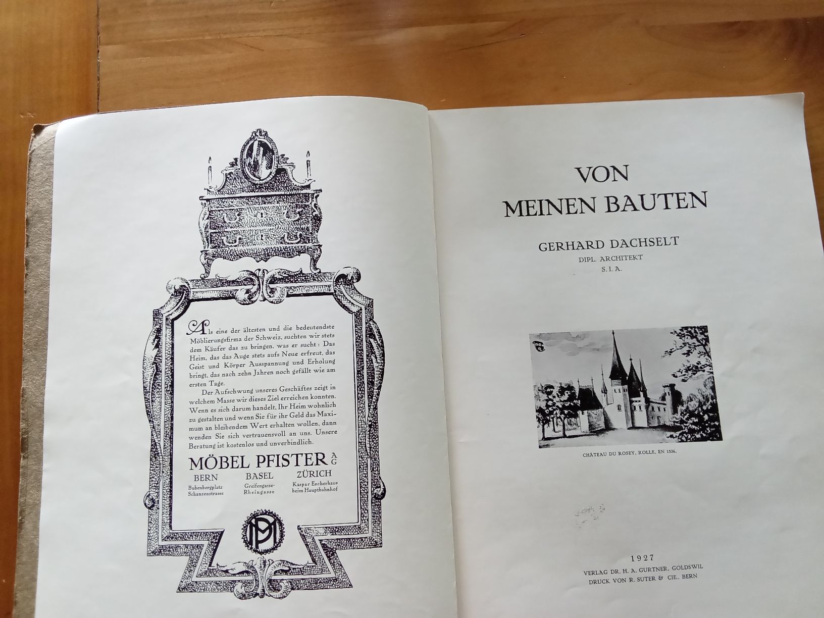 Livres: VON MEINEN BAUTEN 1927 – D'occasion à Muri BE par Alk 1