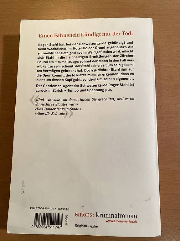 Libri: Die Tote im Dolder – Usato da Wettswil venduto da Gixli13 1
