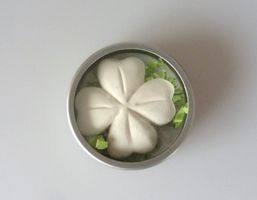 Duftkeramik - Kleeblatt in Dose (Reise)