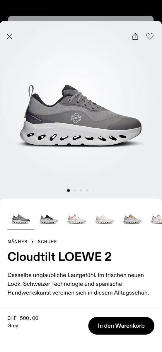 On Herrenschuhe: On Cloudtilt LOEWE 2 Grey EU 44 – Neu (gemäss Beschreibung) aus Oberengstringen von can_5gxb 5