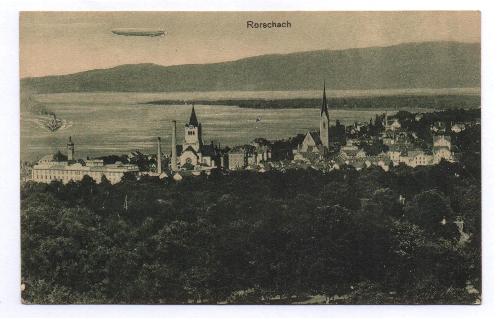 Cartes postales: RORSCHACH mit Zeppelin – D'occasion à Jona par philajona