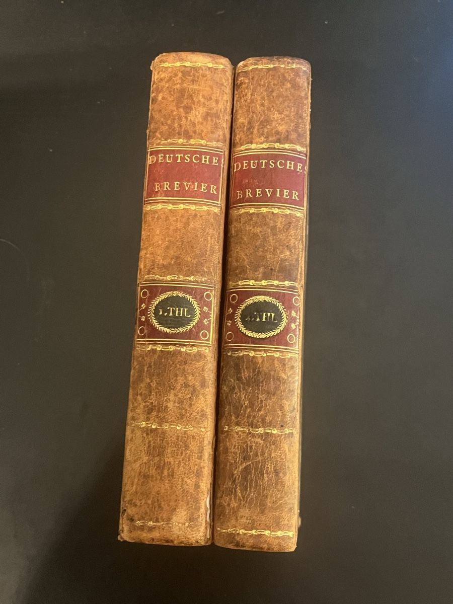 Livres: 2 Antike Bücher 1792 – D'occasion à Wiesenberg par swissantik 1