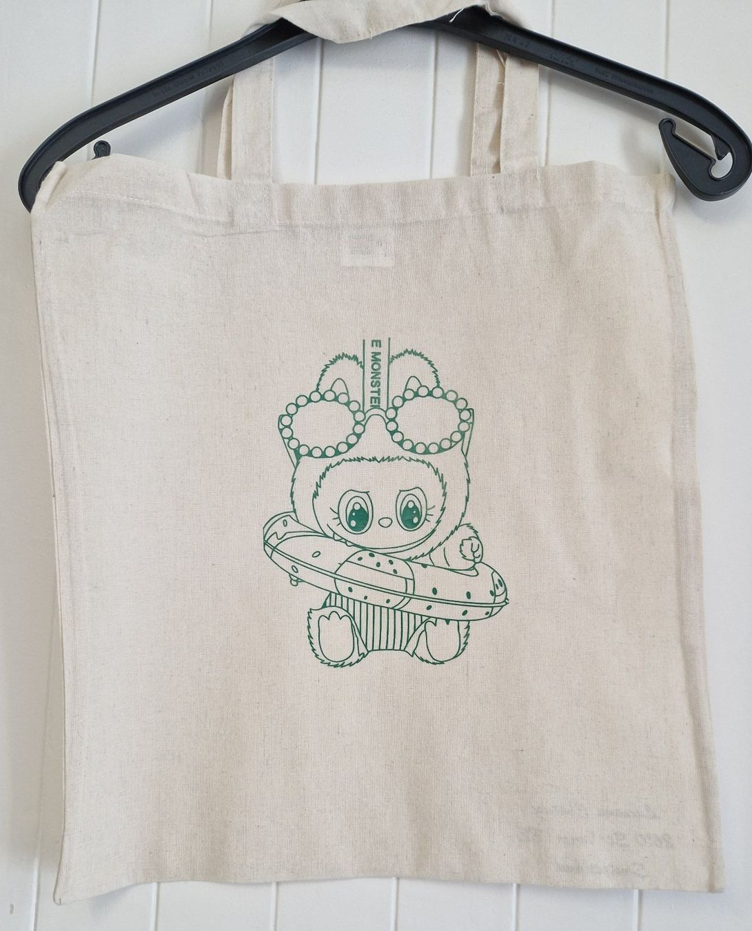 Borse: TOTE BAG applique Labubu 41x37 cm – Nuovo e nell'imballaggio originale da St-Imier venduto da goodber