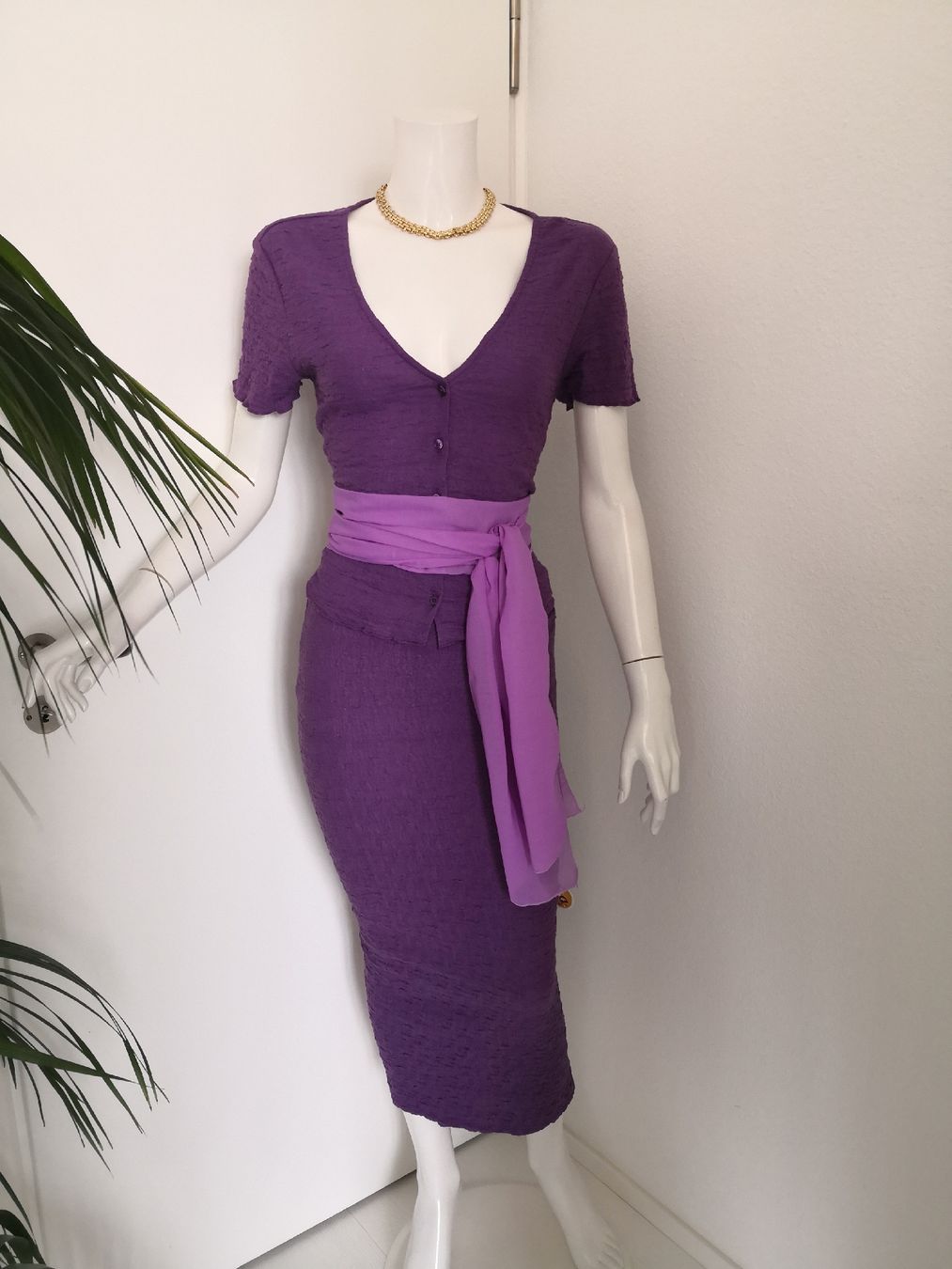 Mango Blusen: 🤩MANGO 2-TEILER: ROCK & BLUSE VIOLET NEU – Neu (gemäss Beschreibung) aus Olten von Naja-Twins-Twins 2