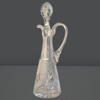 💎 Jugendstil Kristall Karaffe • Antik • Schliffglas 💎
