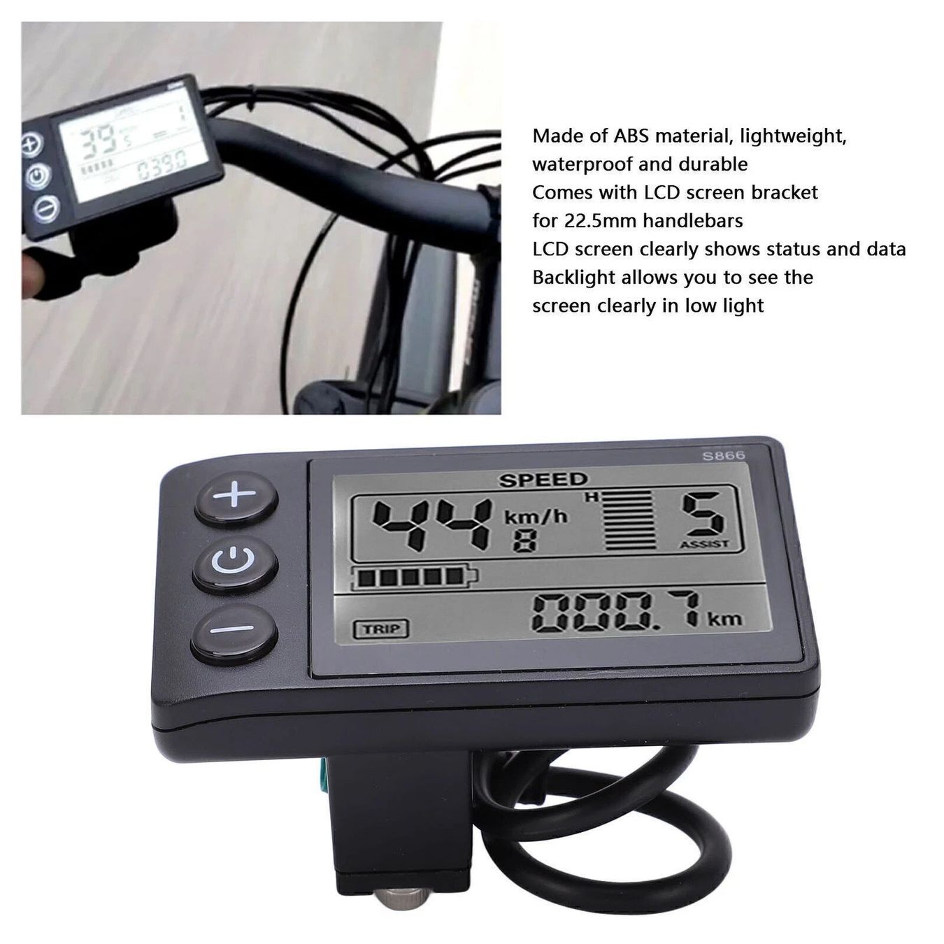 Ersatzteile: Meter LCD-Display Panel Bedienfeld für E-Bike velo – Neu (gemäss Beschreibung) aus Kirchdorf AG von Lionstein 6
