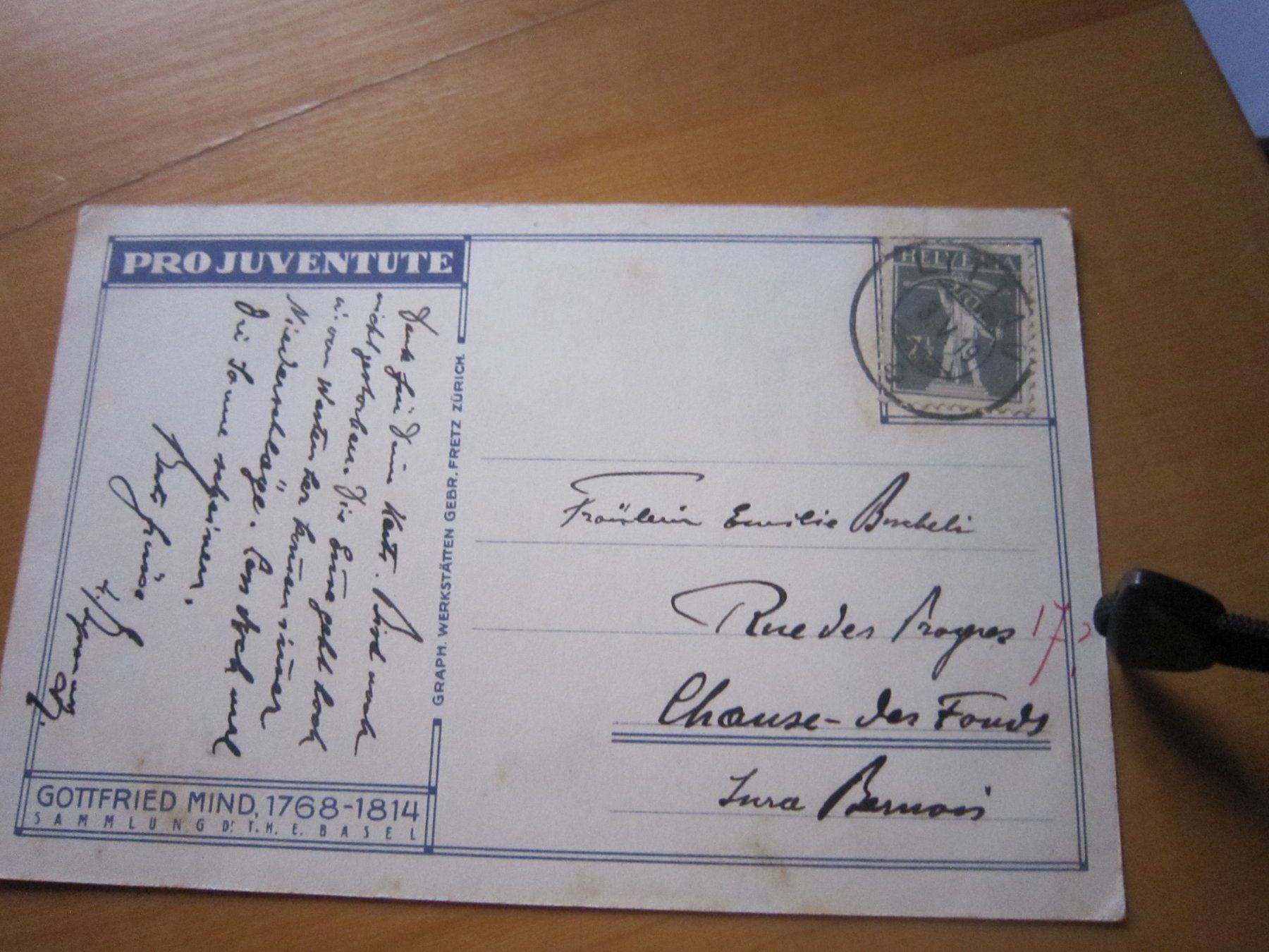 Cartoline postali: No 14 Postkarte Projuventute 1919 Kinder – Usato da Gordola venduto da Polentaefung 1