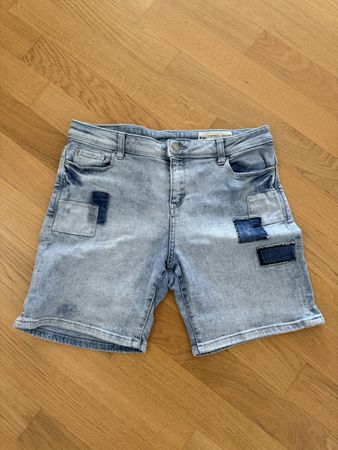 Jeansshorts Esprit Denim W 28 hellblau Used Look