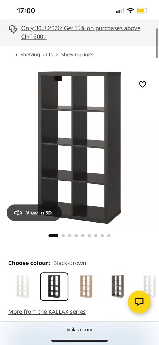 Ikea Regale: Kallax Regal schwarz – Gebraucht aus Bern von ewa_8csp
