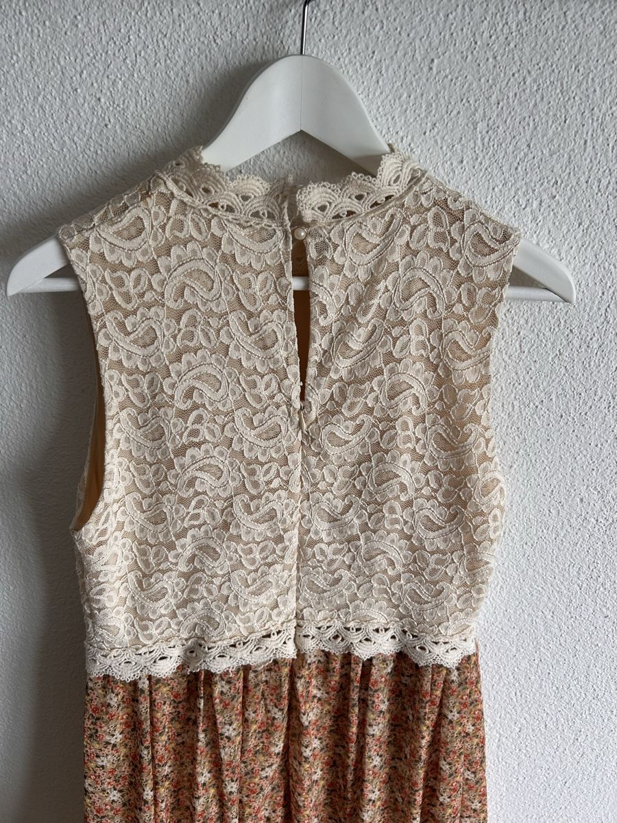 Vestiti: Boho Maxikleid mit Spitze & Blumenmuster - Gr. L – Usato da Luzern venduto da Mgugli 2
