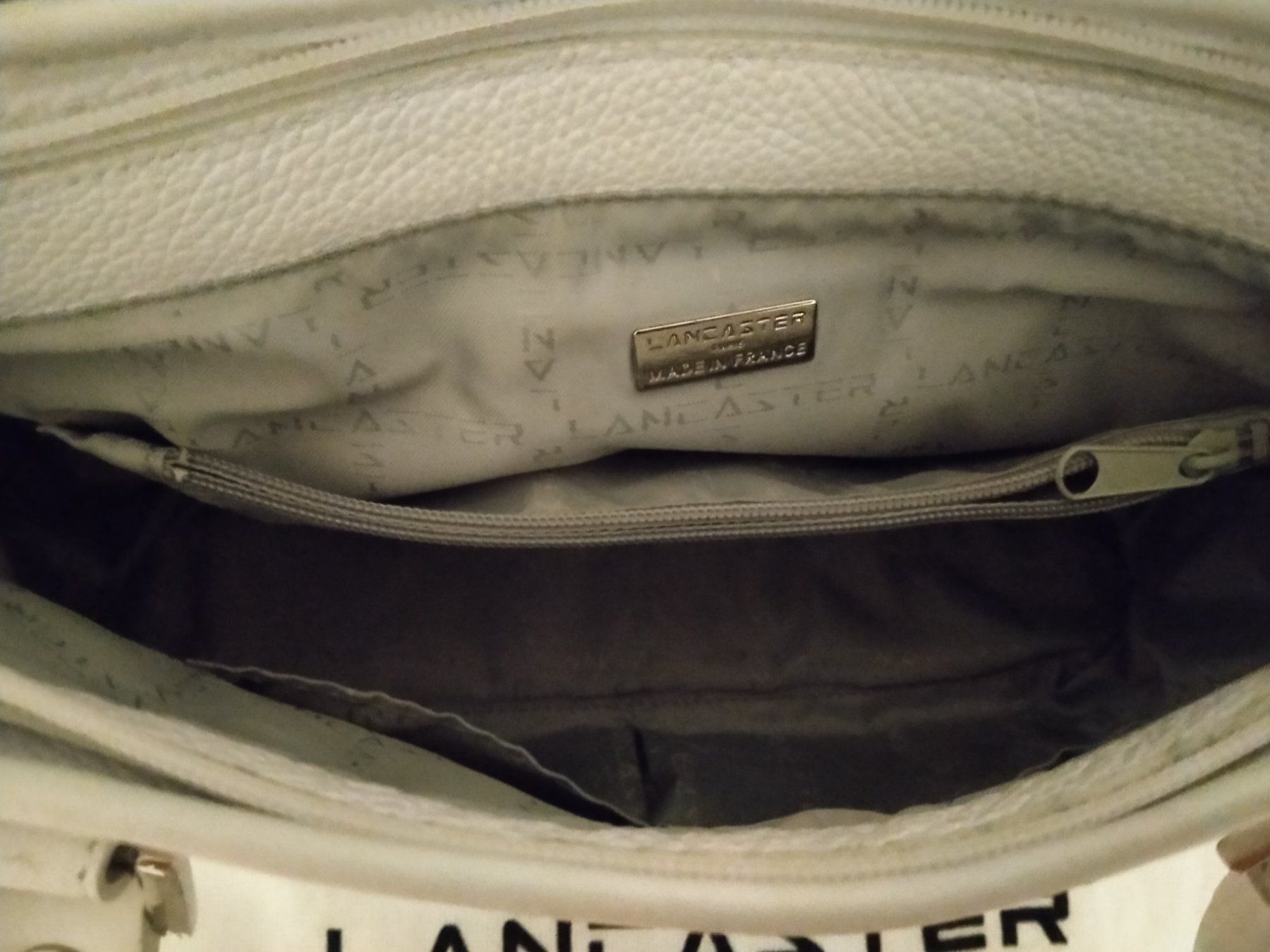 Lancaster Borse da donna: Sac à main Lancaster blanc – Usato da Veytaux venduto da Christianelucie 1