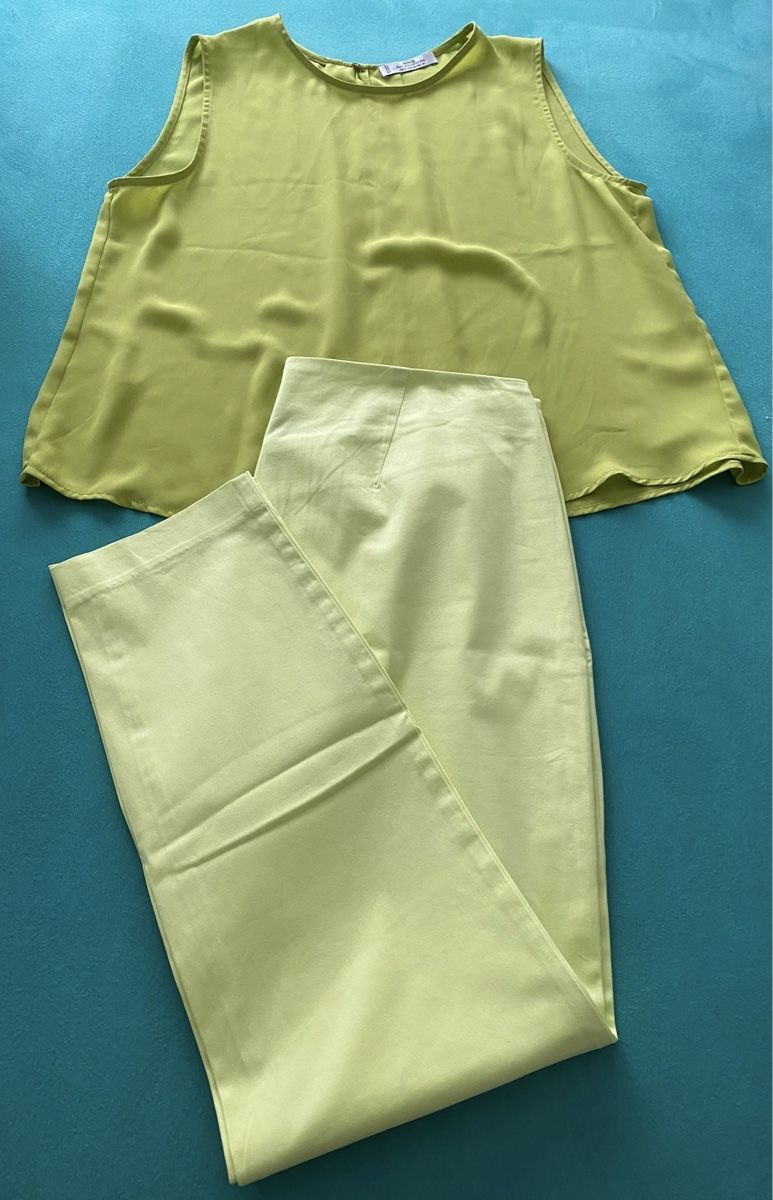 Benetton Hosen: Benetton Hose & Mango Bluse – Gebraucht aus Zollikerberg von Jvac2