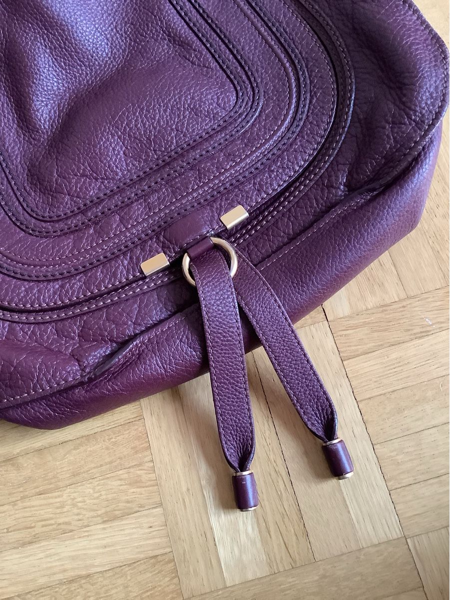 Chloé Taschen für Damen: Chloé Marcie Medium genarbtes Leder mit Umhängebändel – Gebraucht aus Stäfa von loveforeverlove 6
