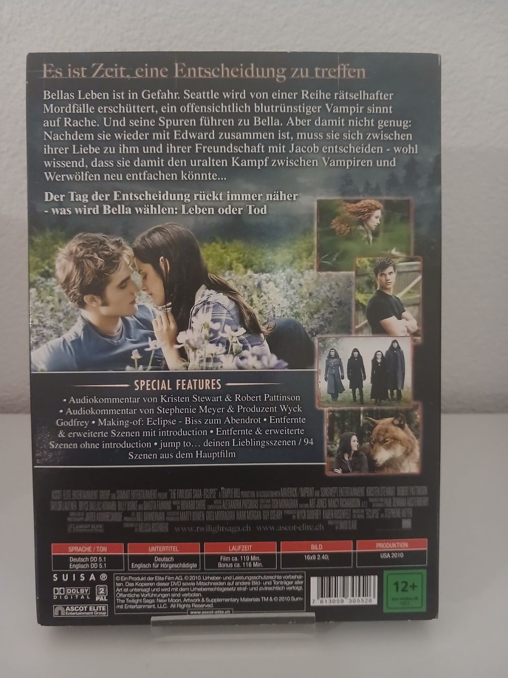 Alle DVDs: The Twilight Saga Eclipse-Biss zum Abendrot – Gebraucht aus St. Margrethen SG von SamusAran 1