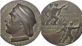 Italien Königreich / Ungarn Erinnerungmedaille 1938