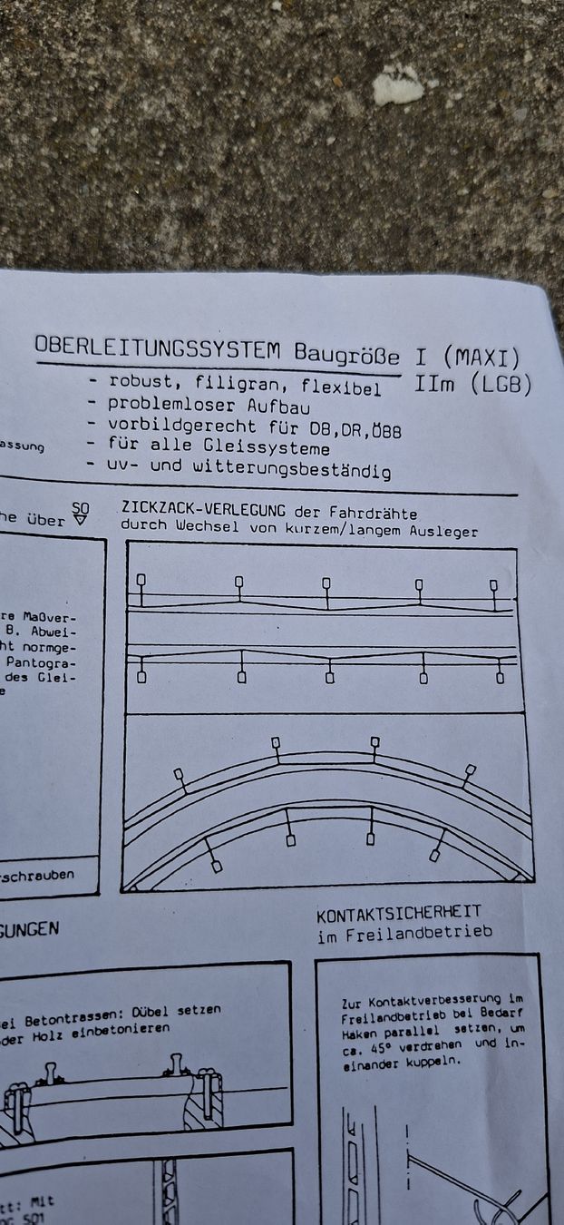 LGB Modelleisenbahnen: LGB Licht oder Oberleitermasten – Neu (gemäss Beschreibung) aus Münsingen von wd65 4