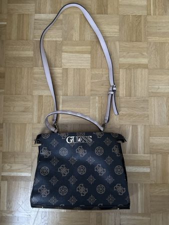Handtasche GUESS braun/beige Damen gut erhalten