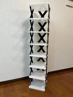 Stapelbares Schuhregal für 9 Paar Schuhe