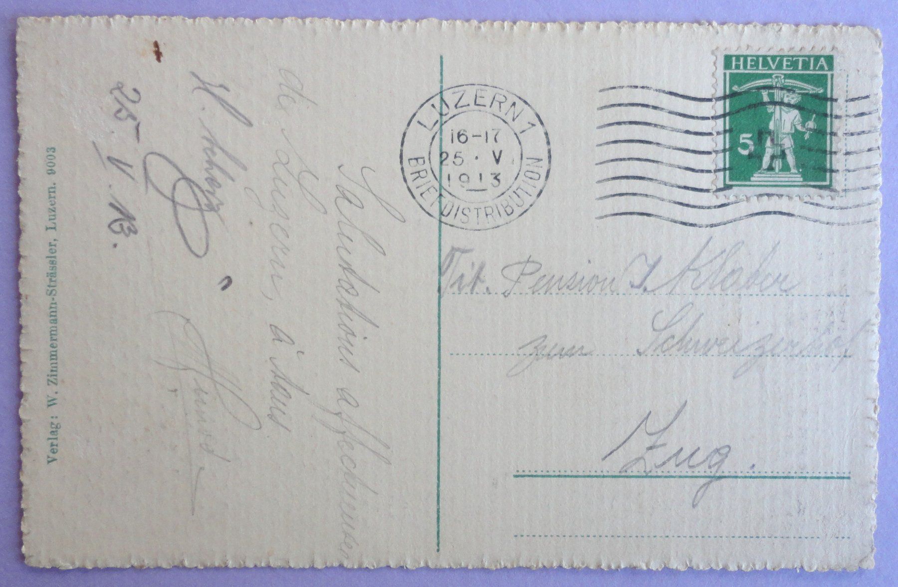 Cartoline postali: Luzern mit Pilatus – Usato da Fétigny venduto da Billy2miny 1