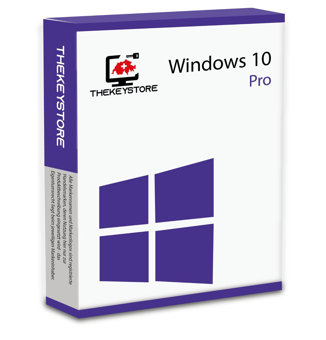 Microsoft Software: Windows 10 Professional 32-Bit / 64-Bit – Usato da Luzern venduto da TheKeyStore