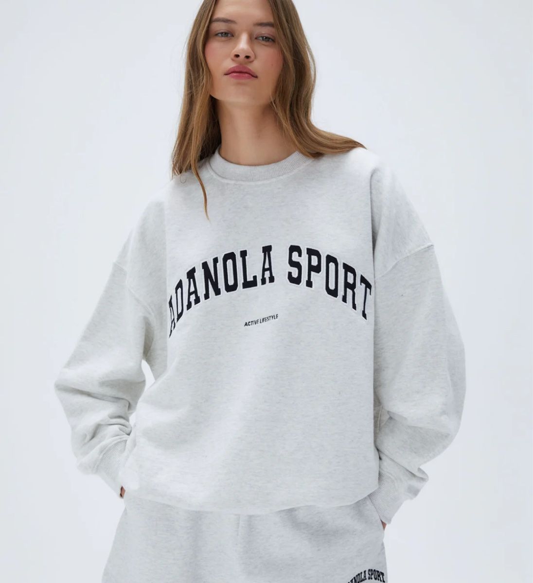 Maglioni & Felpe: Adanola AS Oversized Sweatshirt - Light Grey Melange – Usato da Zürich venduto da nat_2gj5 1