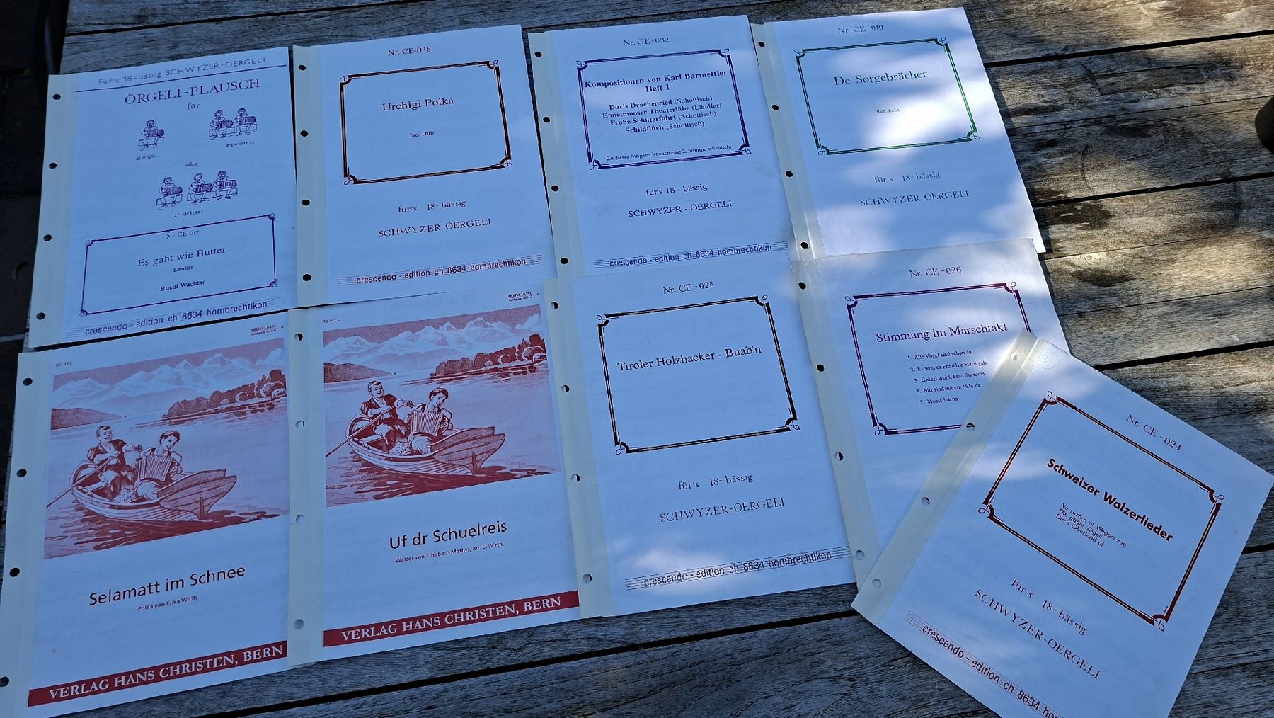 Livres: Notenhefte Schwyzerörgeli – D'occasion à Stäfa par Rampensau 2