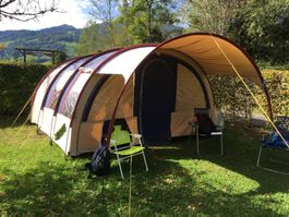 Familien Campingzelt Texas 6 / Für 4-6 Personen