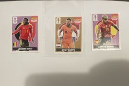 Panini Extra Sticker Jérémy Doku, Cody Gakpo, Lamine Yamal